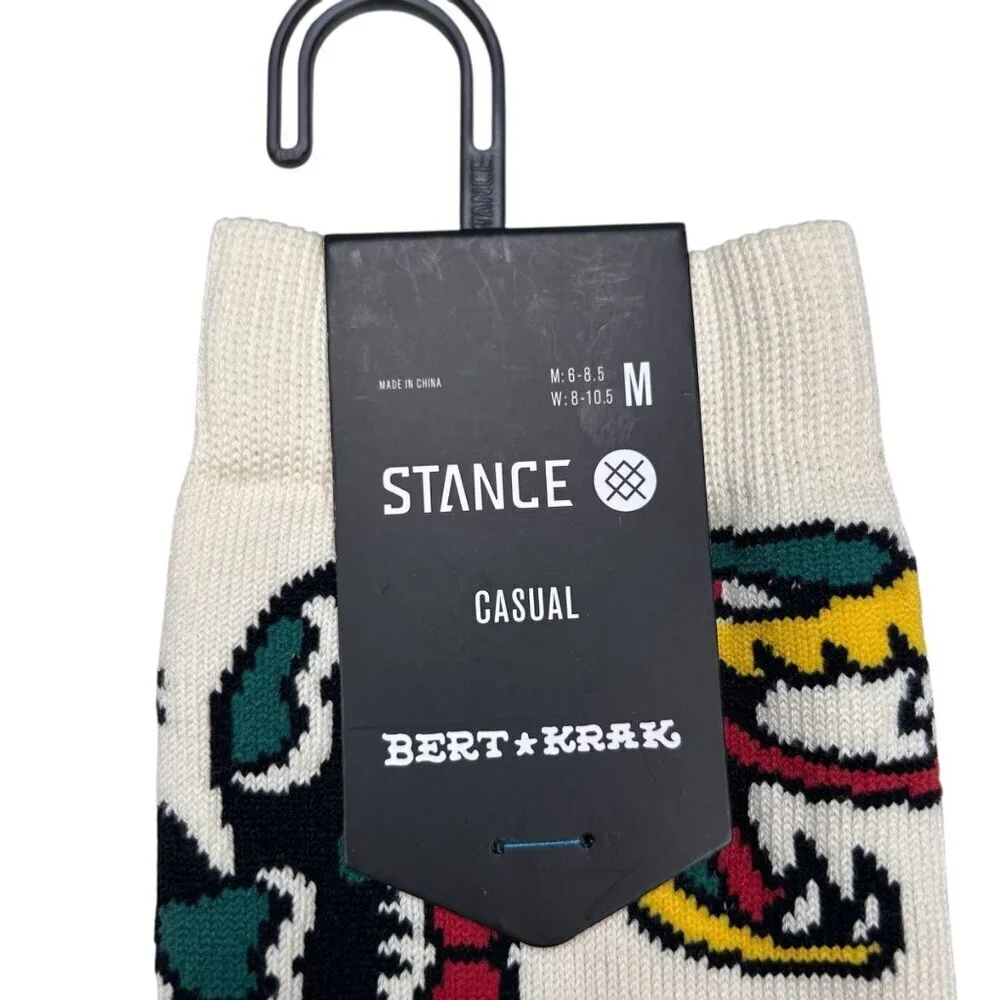 Stance x Bert Krak Flash Crew Socks Tattoo Inspired Unisex